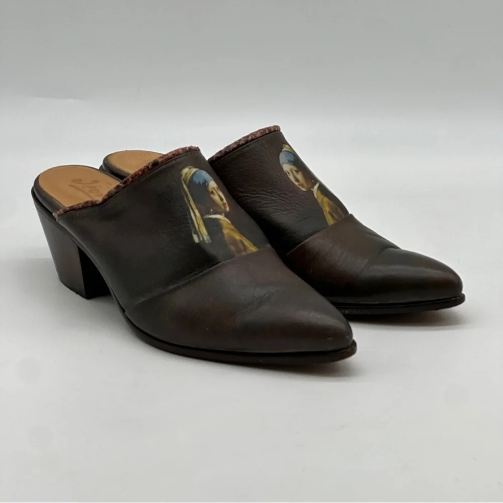 Icon Leather Mules. Size 7.5 - Picture 8 of 11
